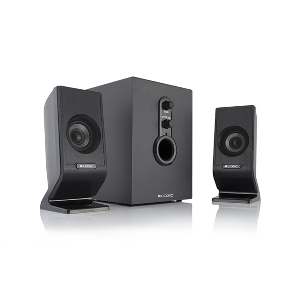 Logic Hangszóró 2.1 - LS-21 (3W+2x1,5W RMS; 3,5mm jack; 230V tápcsat.; fekete) Logic Hangszóró 2.1 - LS-21 (3W+2x1,5W RMS; 3,5mm jack; 230V tápcsat.; fekete)