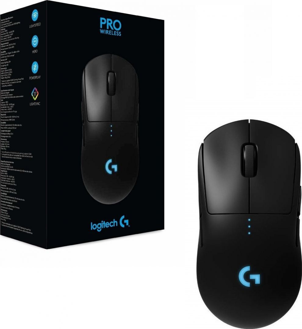 Logitech Pro Wireless Gaming mouse Black