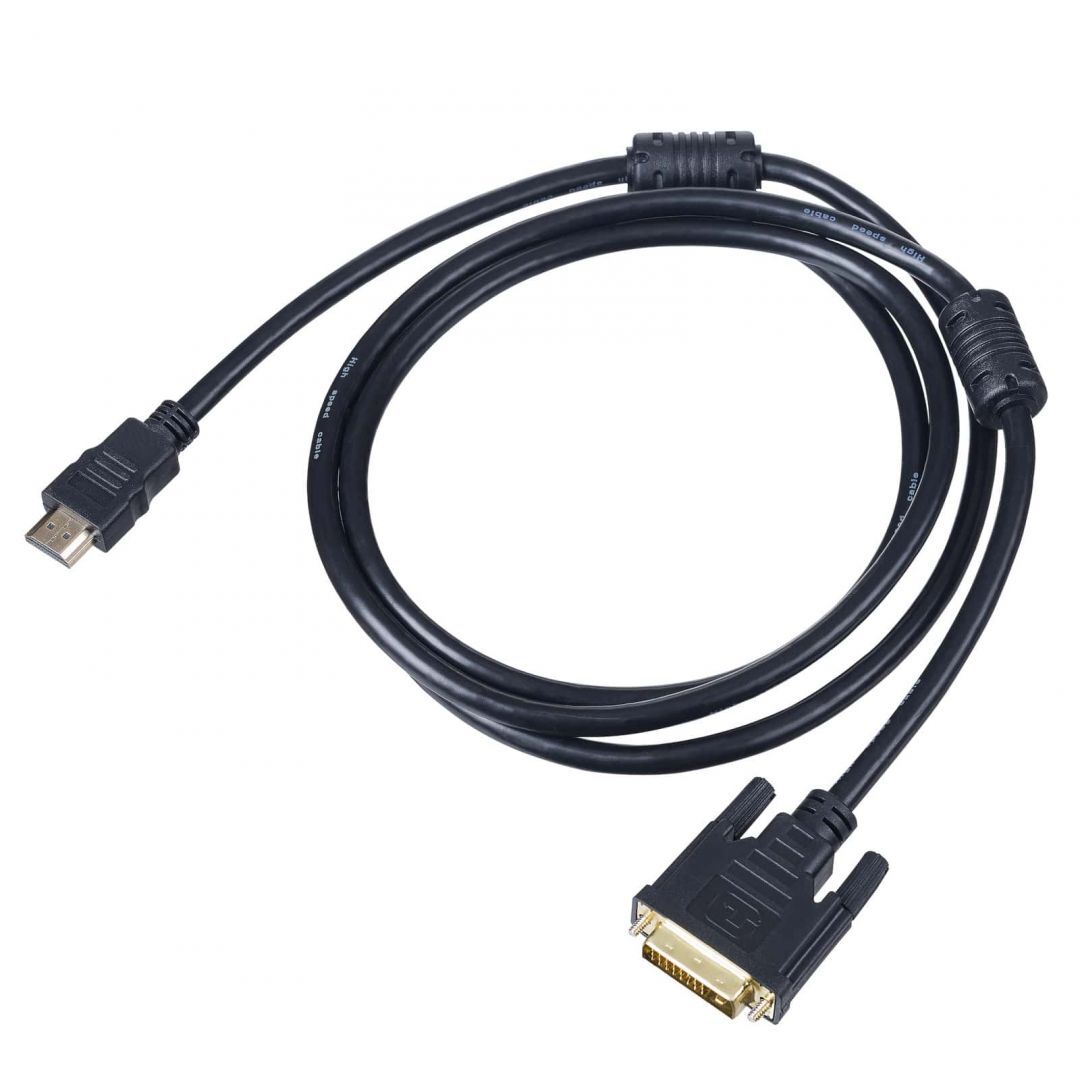Akyga AK-AV-11 HDMI / DVI-D (Dual Link) (24+1) Cabe 1,8m Black 