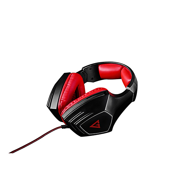 Fejhallgató - MC-831 Rage Red (mikrofon; nagy-párnás; 2x3,5mm jack; fekete-vörös)