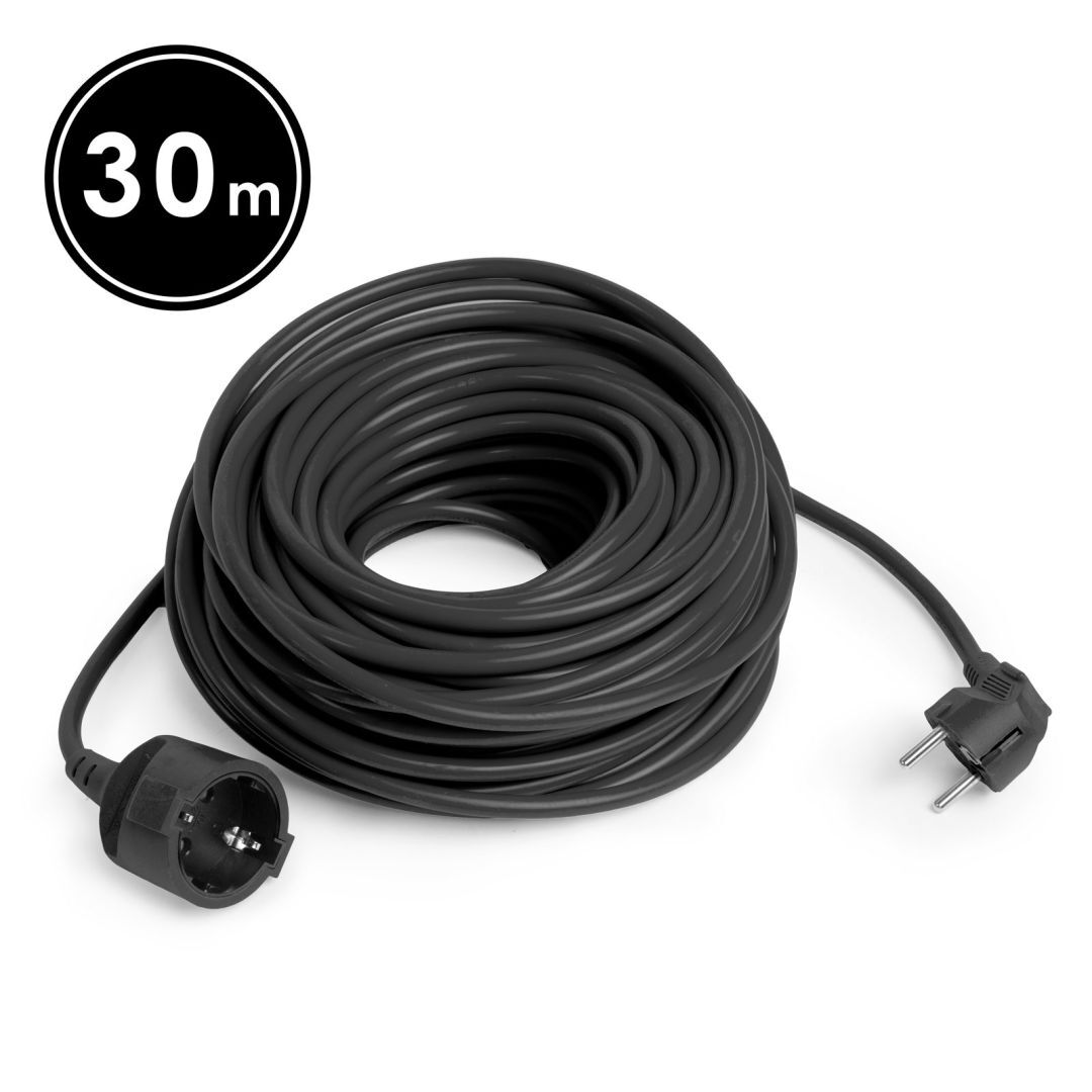 Delight Hálózati Hosszabbító 30m Black Delight Hálózati Hosszabbító 30m Black