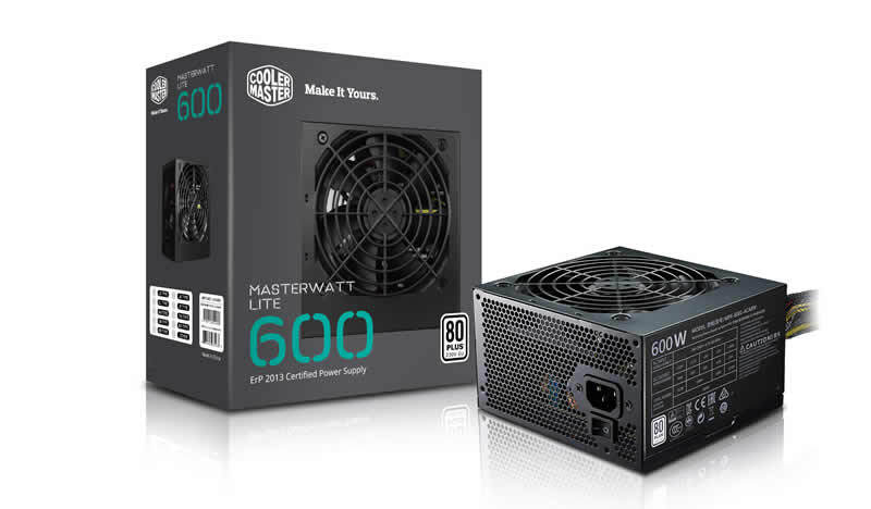 TÁP Cooler Master MasterWatt Lite - 600W - MPX-6001-ACABW-EU TÁP Cooler Master MasterWatt Lite - 600W - MPX-6001-ACABW-EU