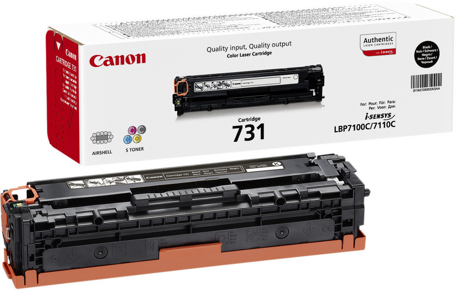 Canon CRG 731 Black toner 