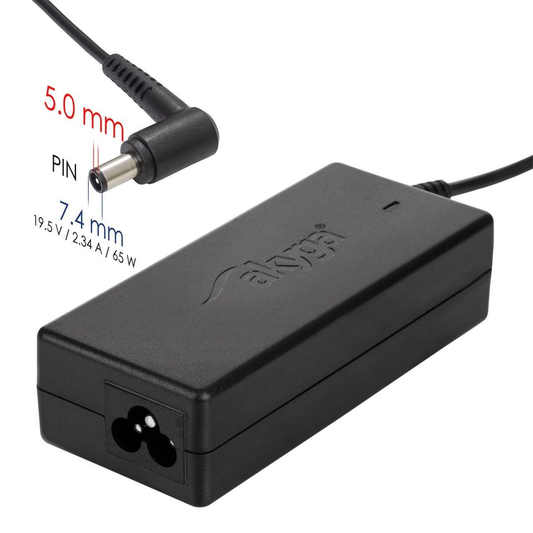 Akyga AK-ND-05 19,5V / 3,34A 65W 7,4x5mm Dell hálózati notebook töltő Akyga AK-ND-05 19,5V / 3,34A 65W 7,4x5mm Dell hálózati notebook töltő