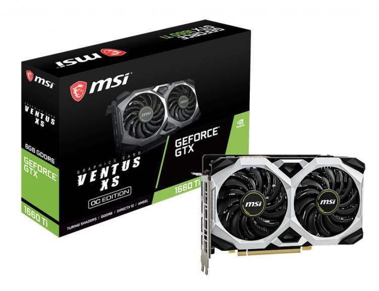 GeForce GTX 1660 Ti VENTUS XS 6G OC GeForce GTX 1660 Ti VENTUS XS 6G OC