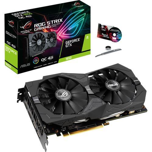 ROG Strix GeForce GTX 1650 OC Edition 4GB GDDR5 ROG Strix GeForce GTX 1650 OC Edition 4GB GDDR5