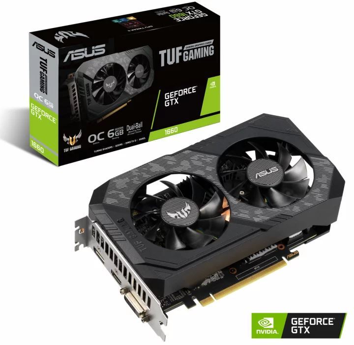 TUF Gaming GeForce GTX 1660 6GB GDDR5 TUF Gaming GeForce GTX 1660 6GB GDDR5