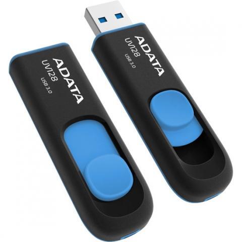 A-Data 32GB Flash Drive UV128 USB3.0 Black/Blue